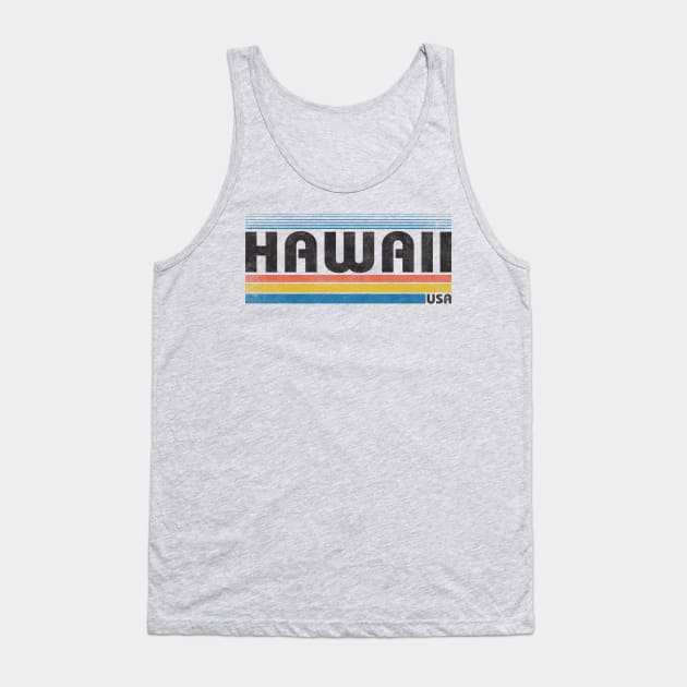 80s Retro Vintage Hawaii USA Tank Top by Tingsy